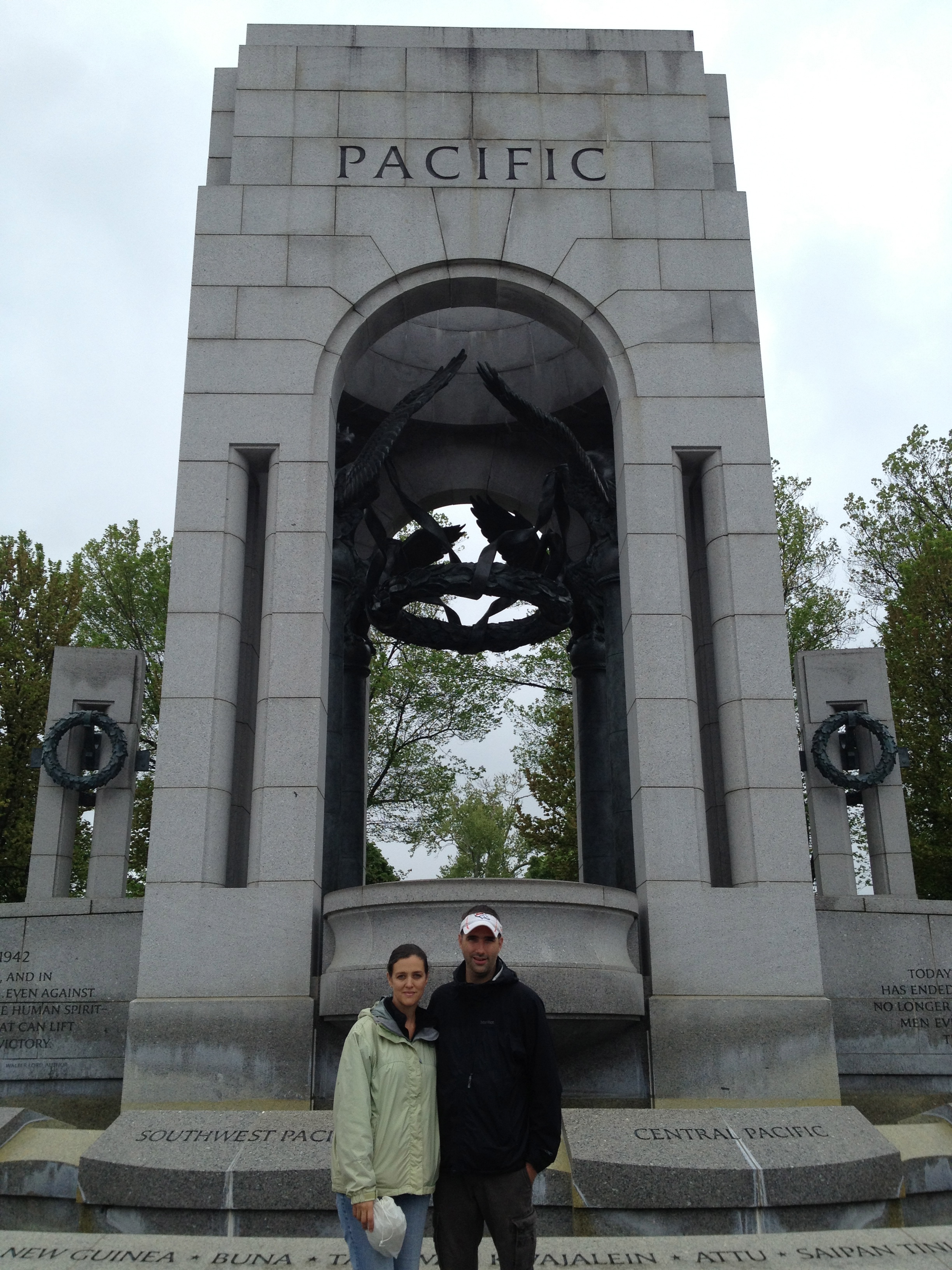 3 out 4 of our grandpas served in the Pacific in WWII.