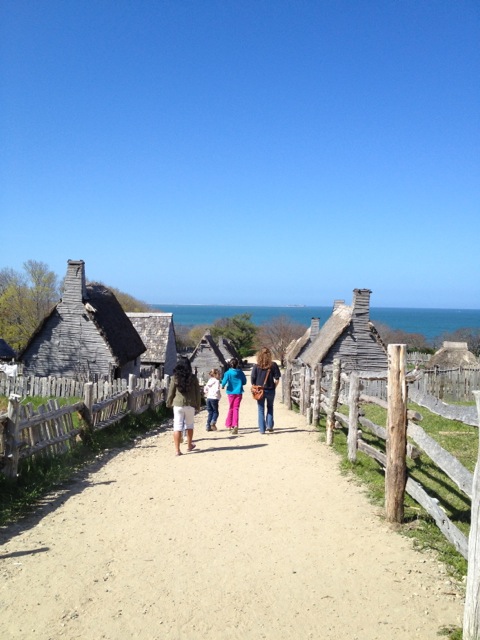 Plymouth Plantation in Mass--very cool.