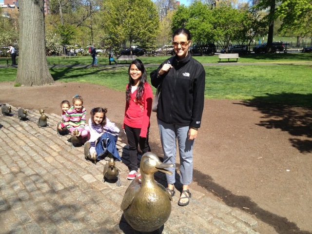 The Boston Common--make way for me and my ducklings!