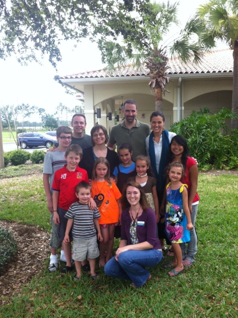 At Pioneers with our future teammates--the Williams family.