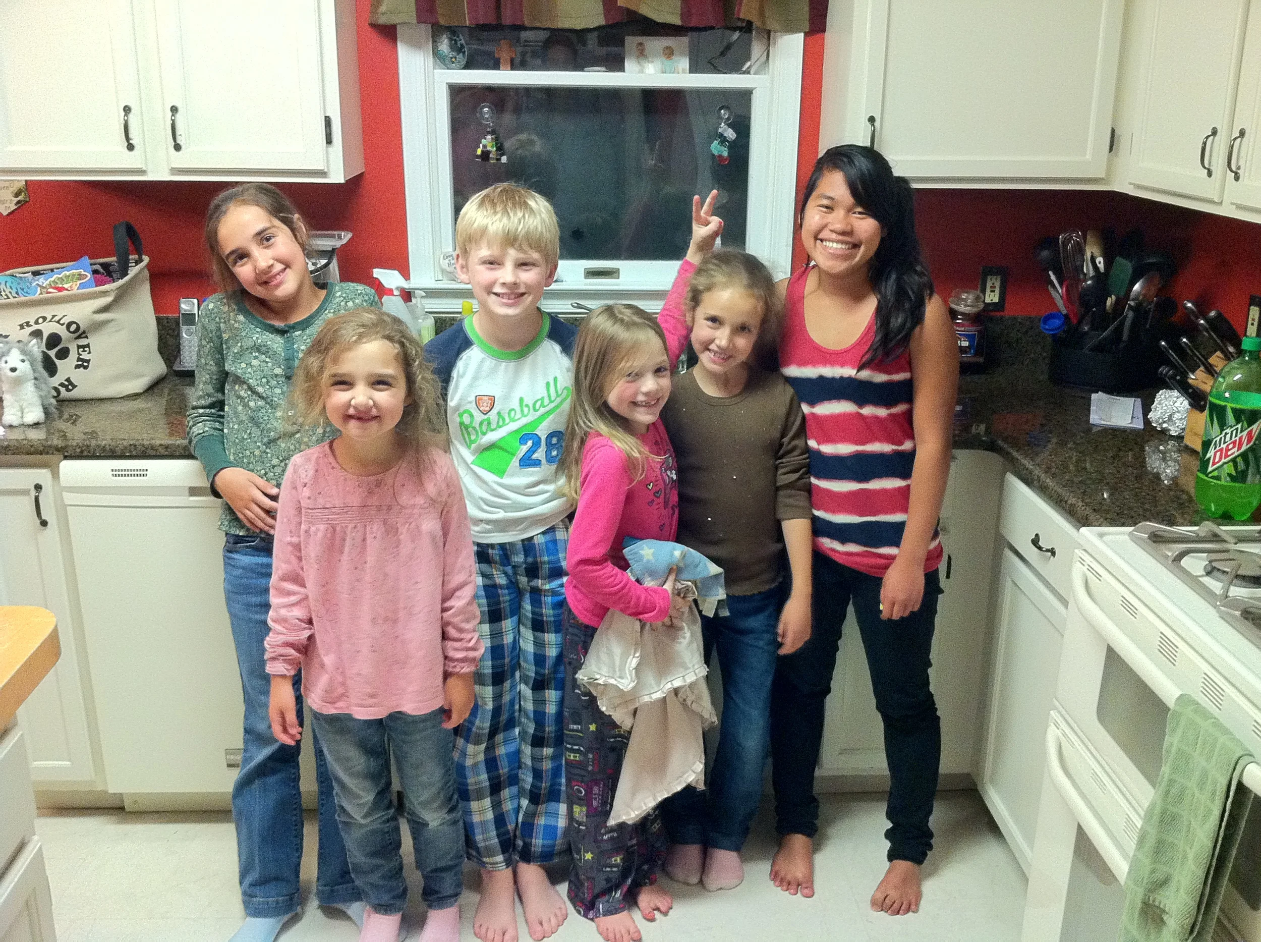 Singley kids and Oshman kids.