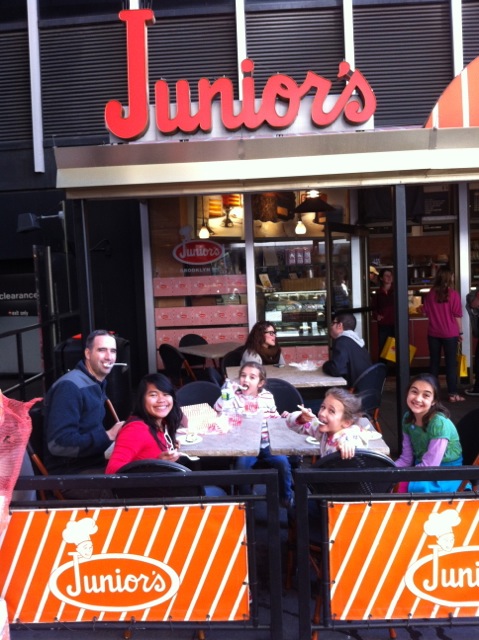 Eating the best cheesecake NYC has to offer.