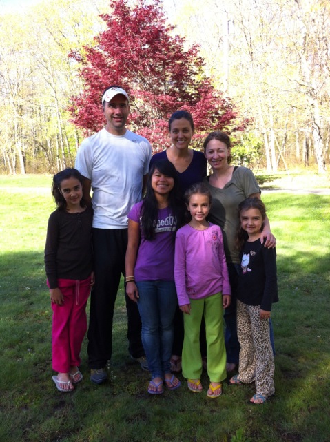 Saying goodbye to Melissa, her family, and RI.