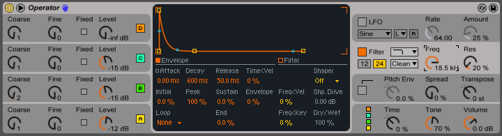 Click on the parameter you want to automate. Once selected it will be surrounded by a bounding box.