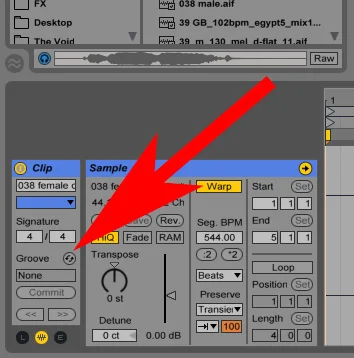 Groove Pool Button