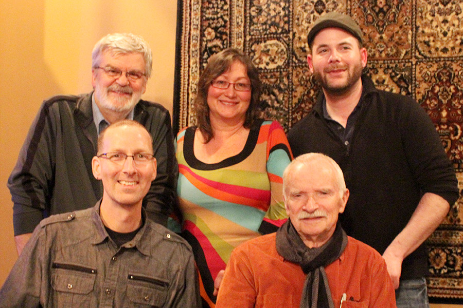  dinner with (front row, left to right) me of course, professors roman duszek, cedomir kostivic, maria michalczyk, and fellow alum matthew evans. 