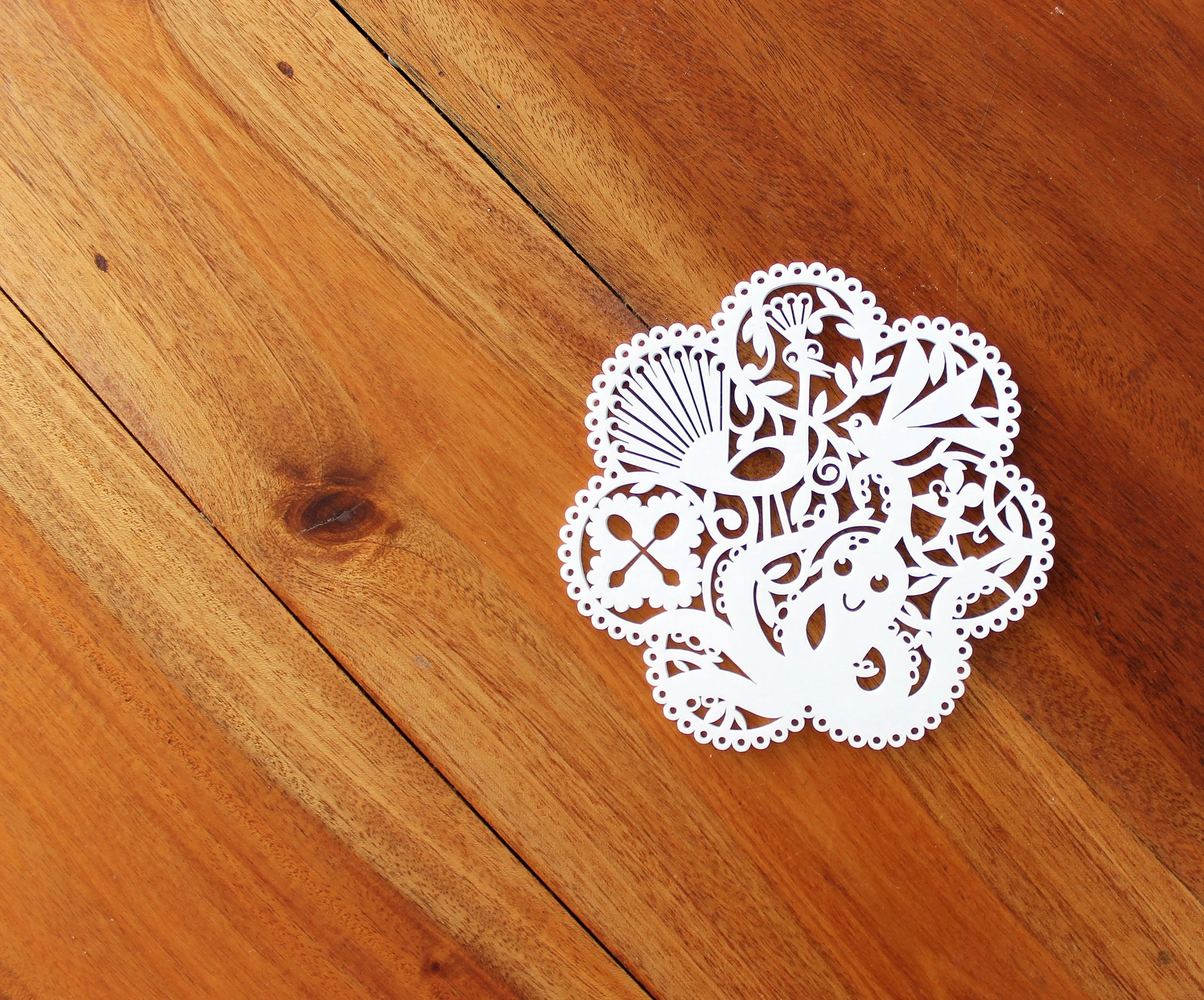 Teaspoon doily