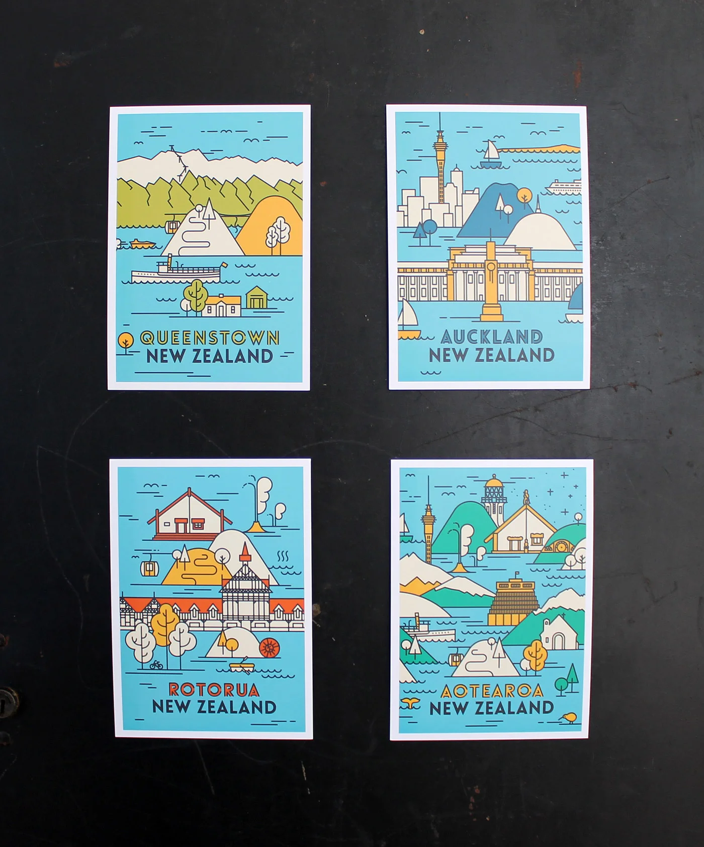 Pikitia postcards