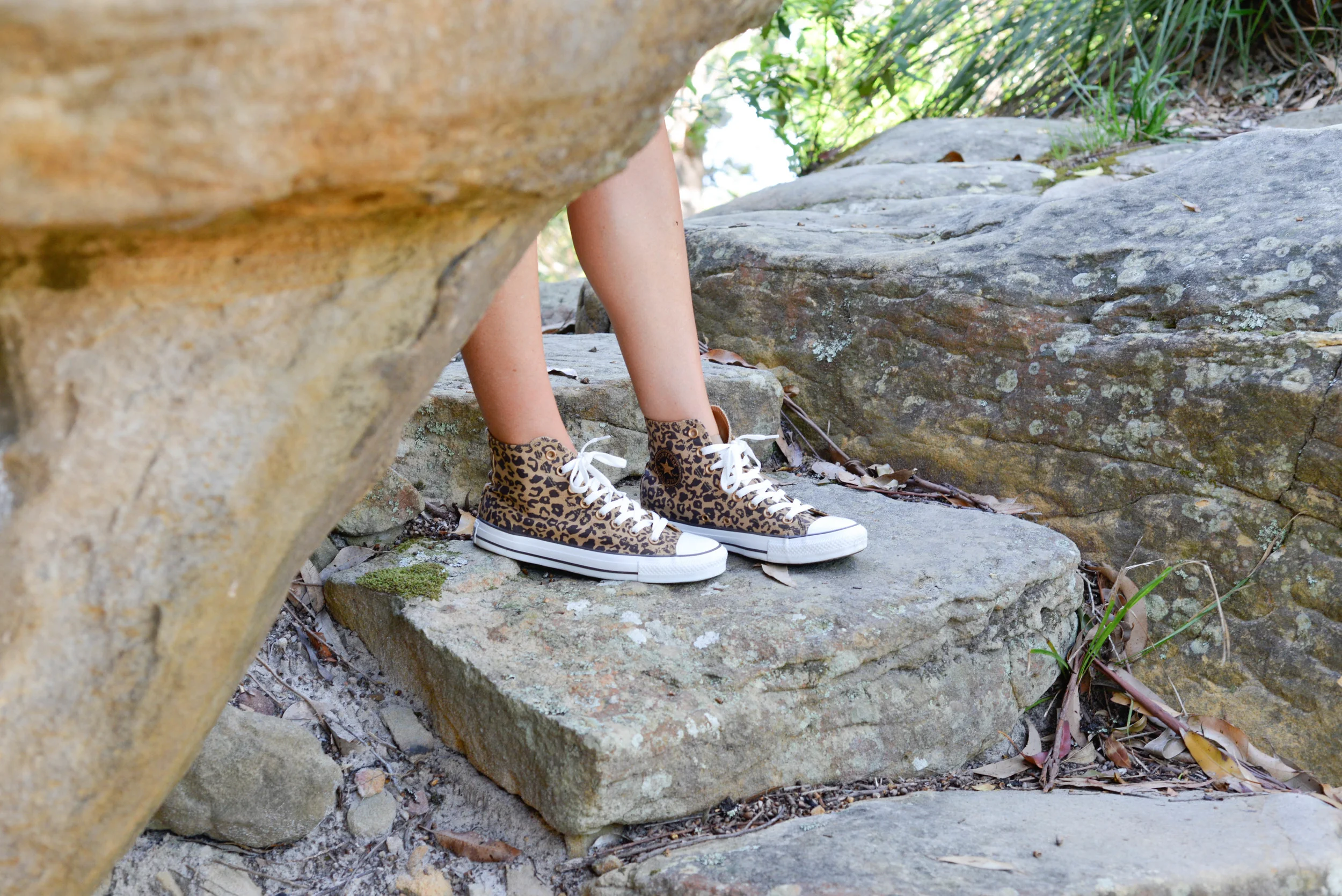 Took my new animal print con's out for the day. 