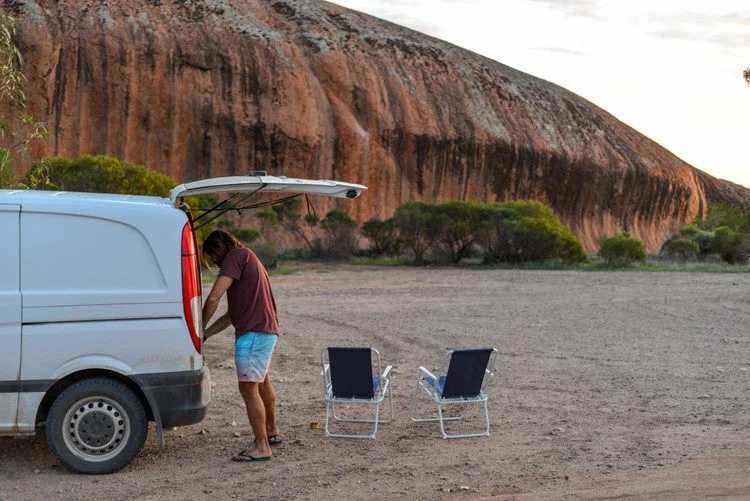 Living out of a van for two months provided so many opportunities to be peaceful and gain inspiration from natural surroundings.