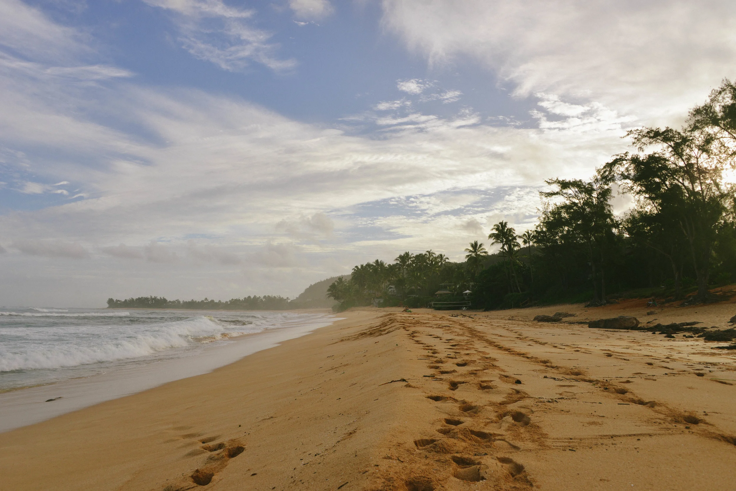 Sunrise on the North Shore, Oahu.