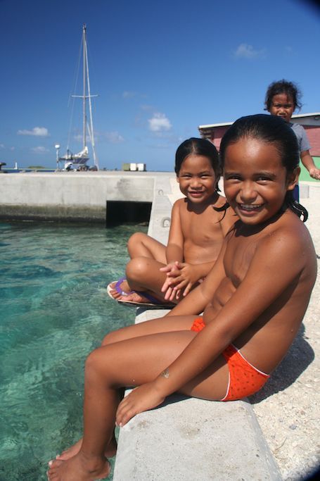 Universal language of smiles. Photo by Liz Clark