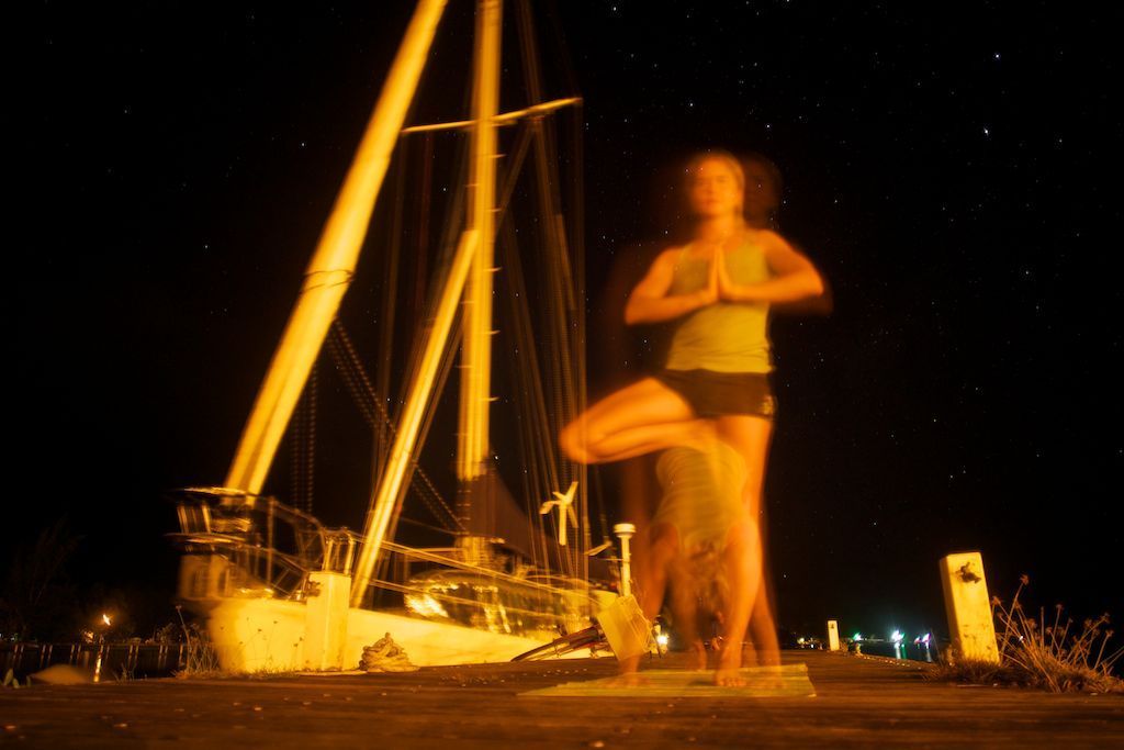 Starlight Yoga. Photo by Domenic Mosqueira.