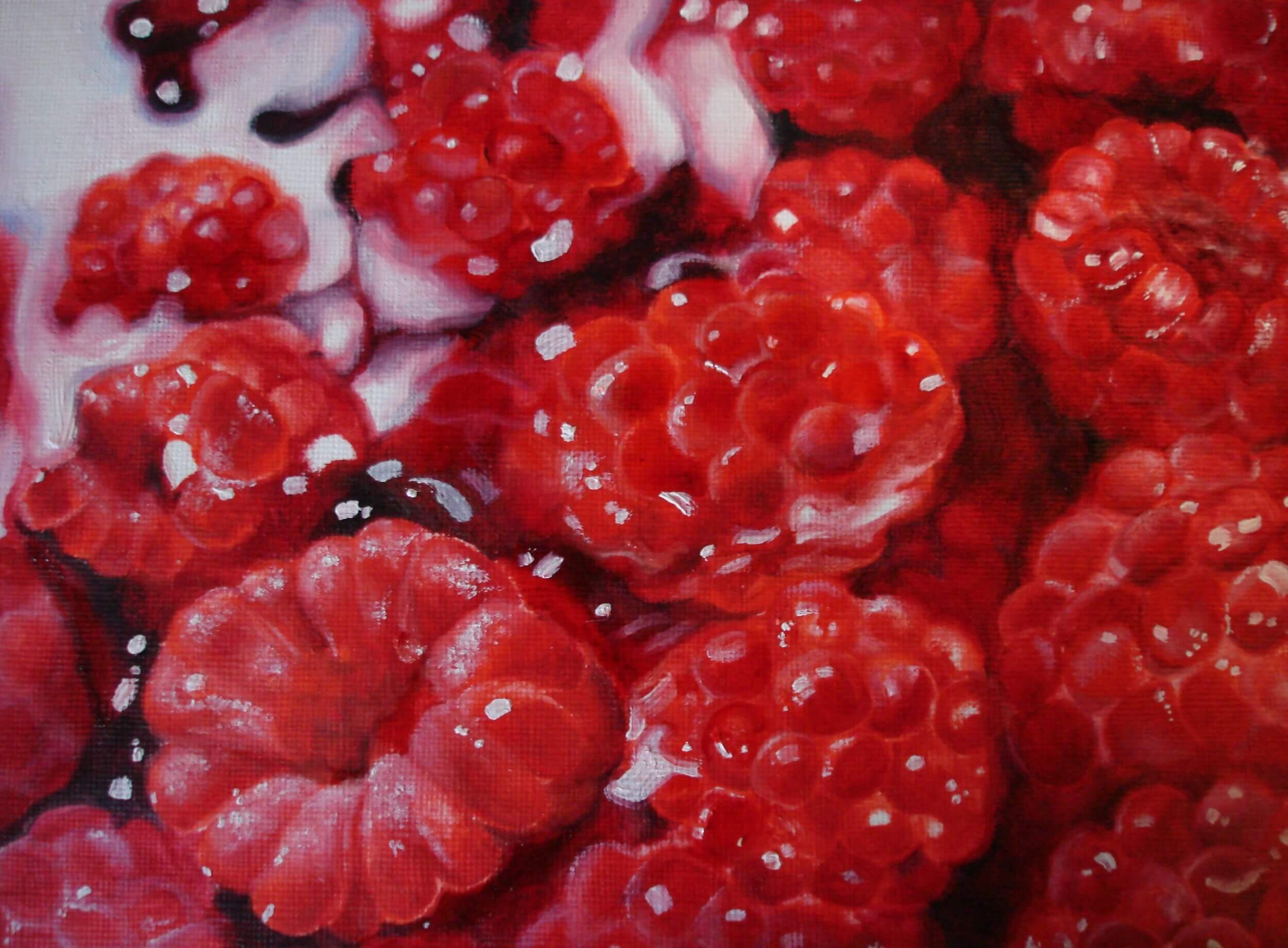 Raspberries, 12"x9" - 2007