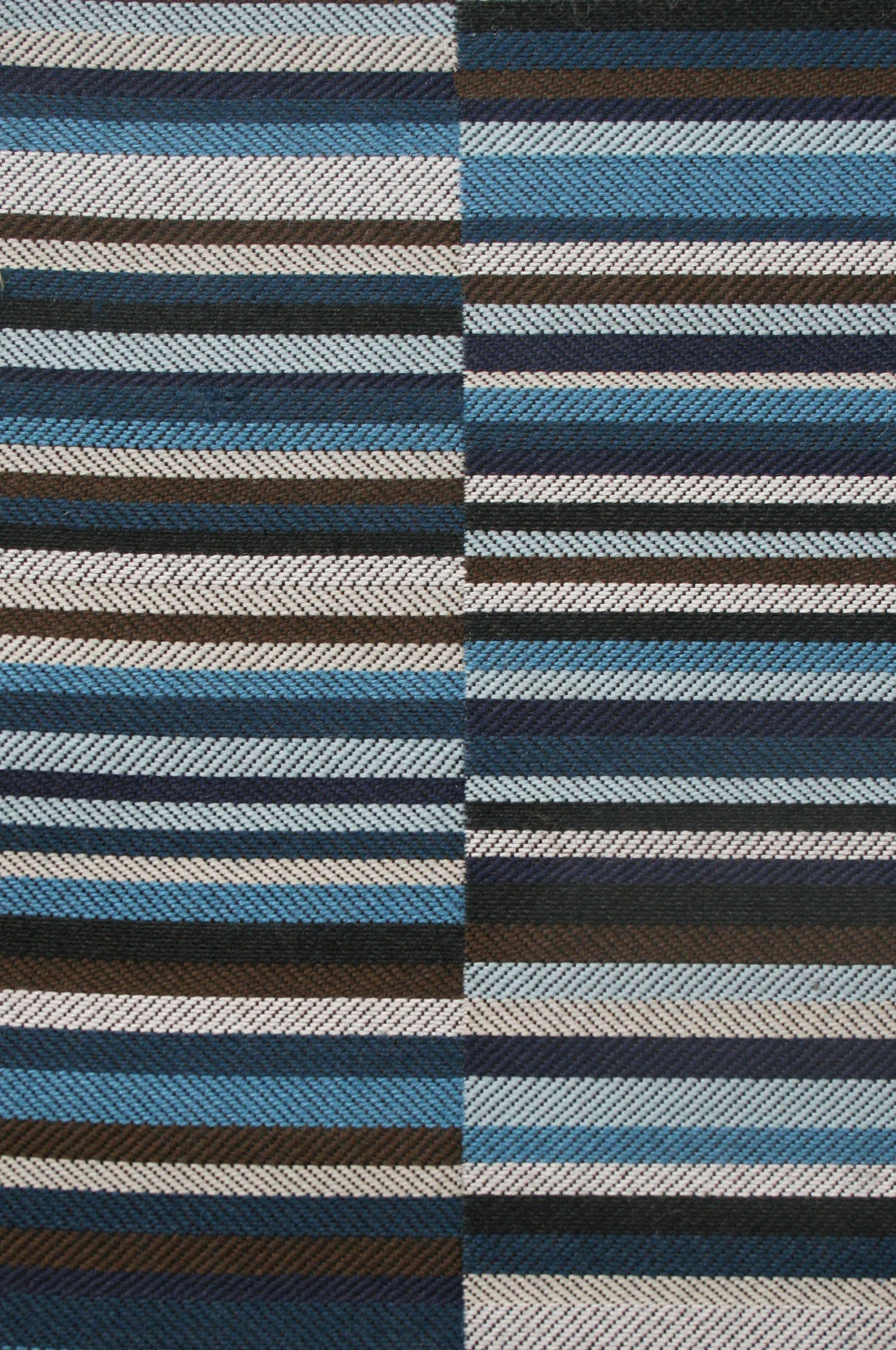 Striped fabric for upholstery