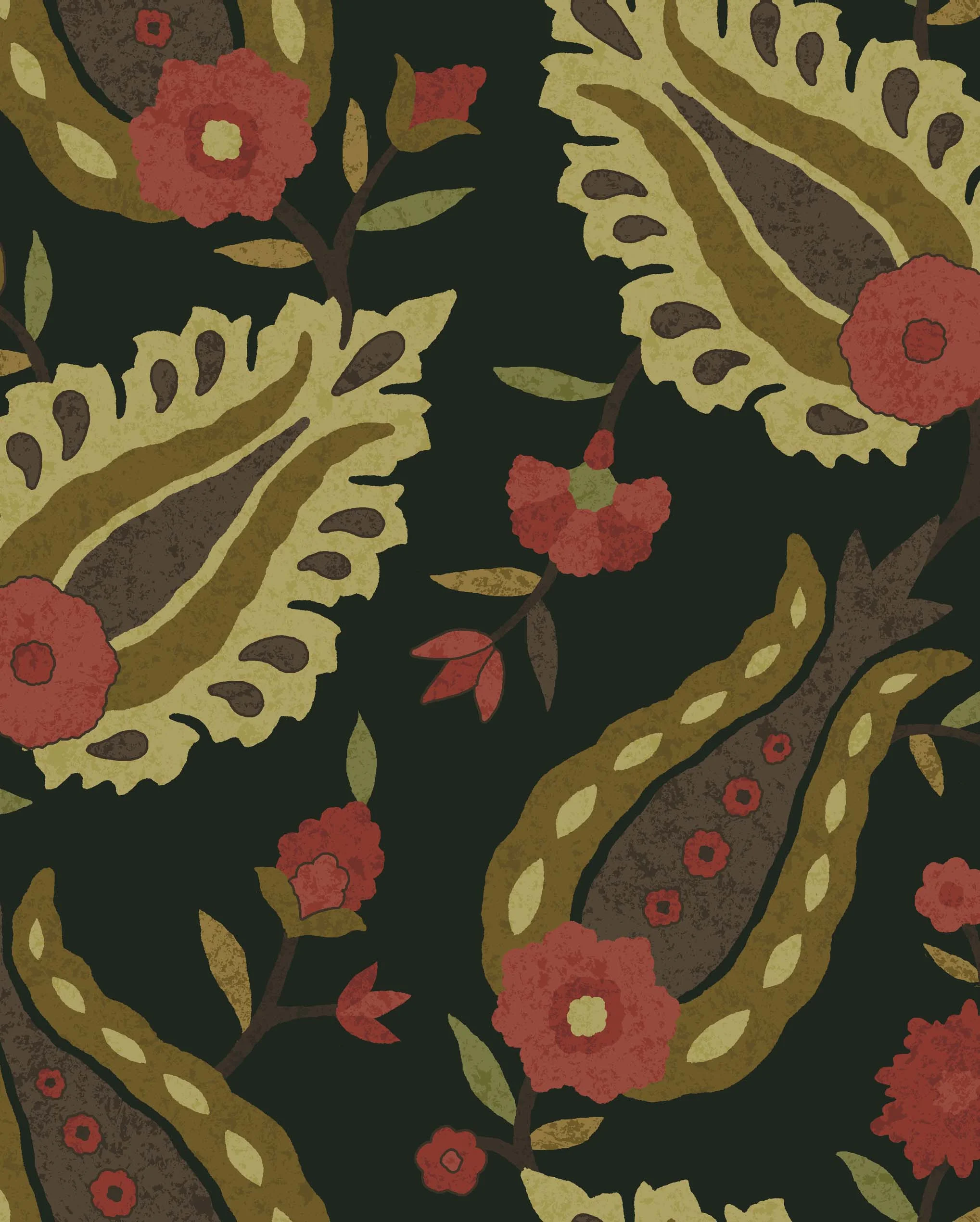 CAD for screen print for upholstery