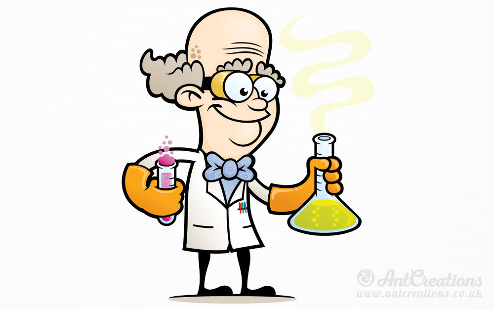 Mad Scientist — Vector Illustrator | Cartoons | Characters | Graphic  Designer