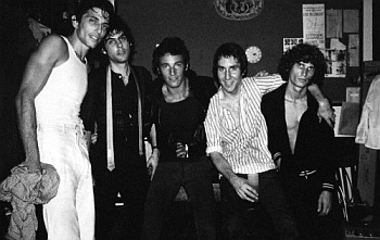 Bruce backstage with The Knack.