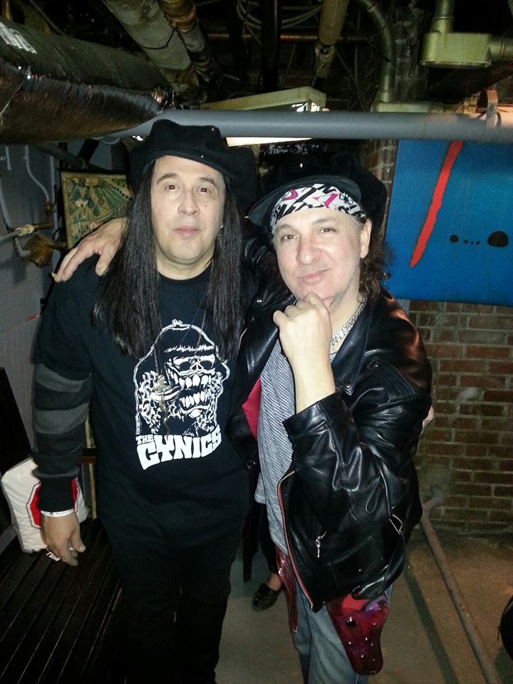 Angelo with Sylvain Sylvain of the New York Dolls @ Bernie's 