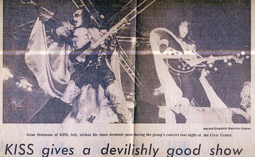 Gene Simmons and Ace Frehley Huntington Civic Center September 10, 1979
