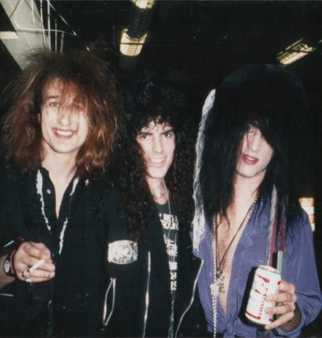 Chip Z' Nuff, myself and Derek Frigo 1990
