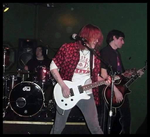 On stage with Donnie Vie at Oldfields On High.