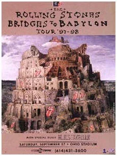 Stones 1997 Columbus Poster