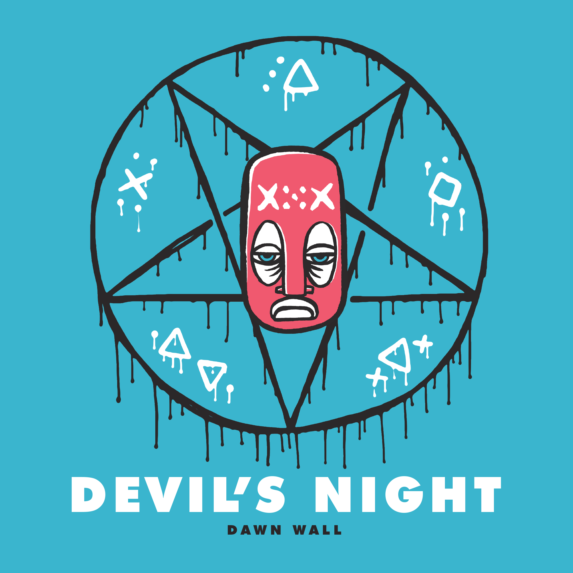 Lead track artwork from Dawn Wall EP - Devil's Night