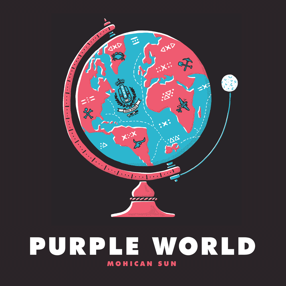 Title track artwork from Mohican Sun EP - Purple World