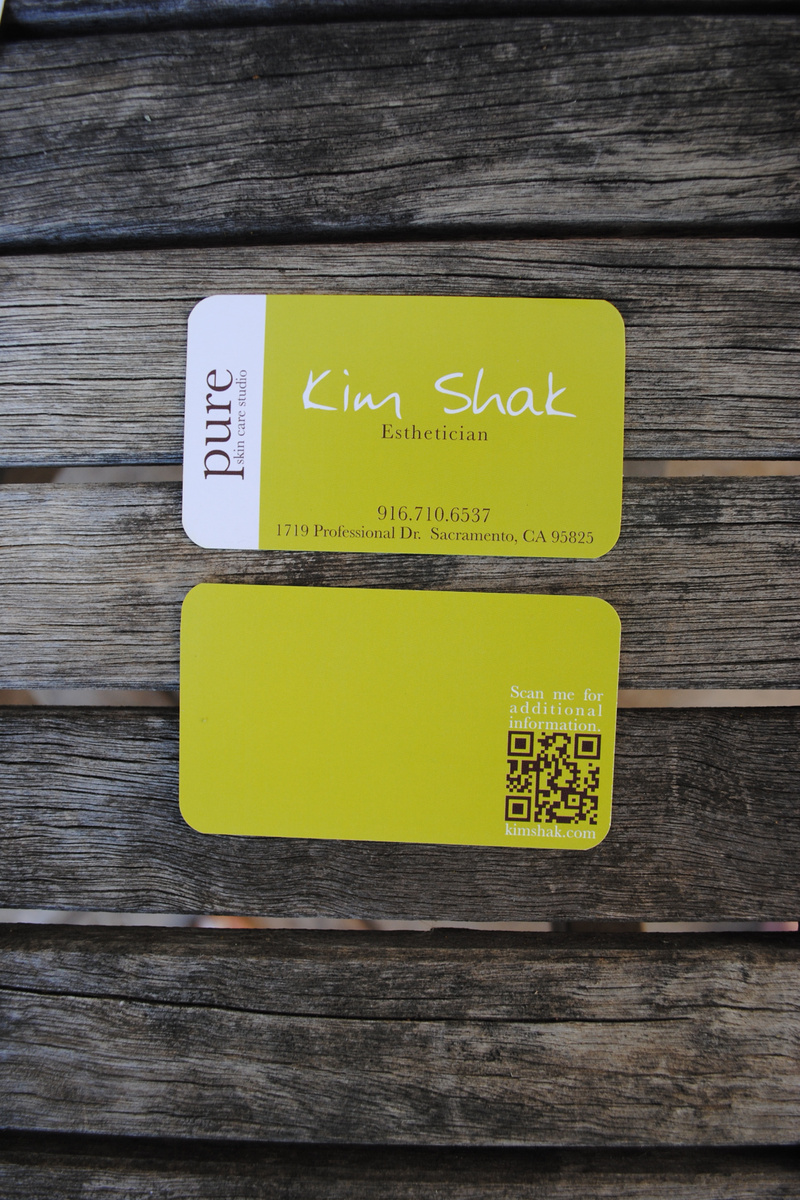Business Card with Custom QR Code