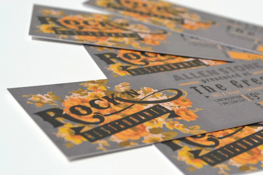 Concert Ticket Design