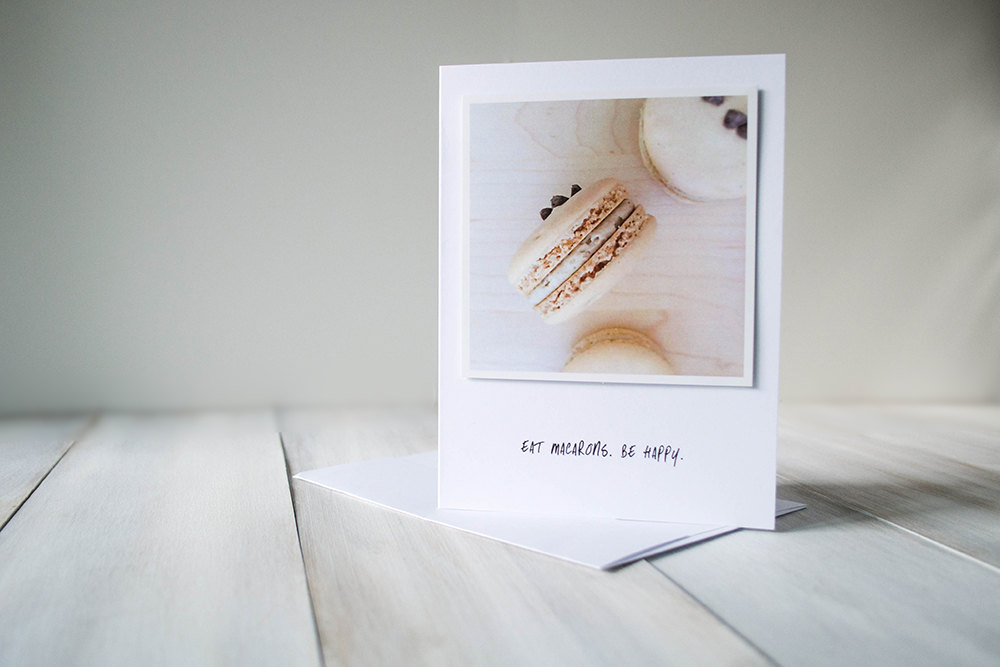 Eat Macarons // All Purpose Card