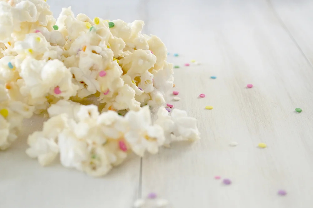 Birthday Cake Batter Popcorn