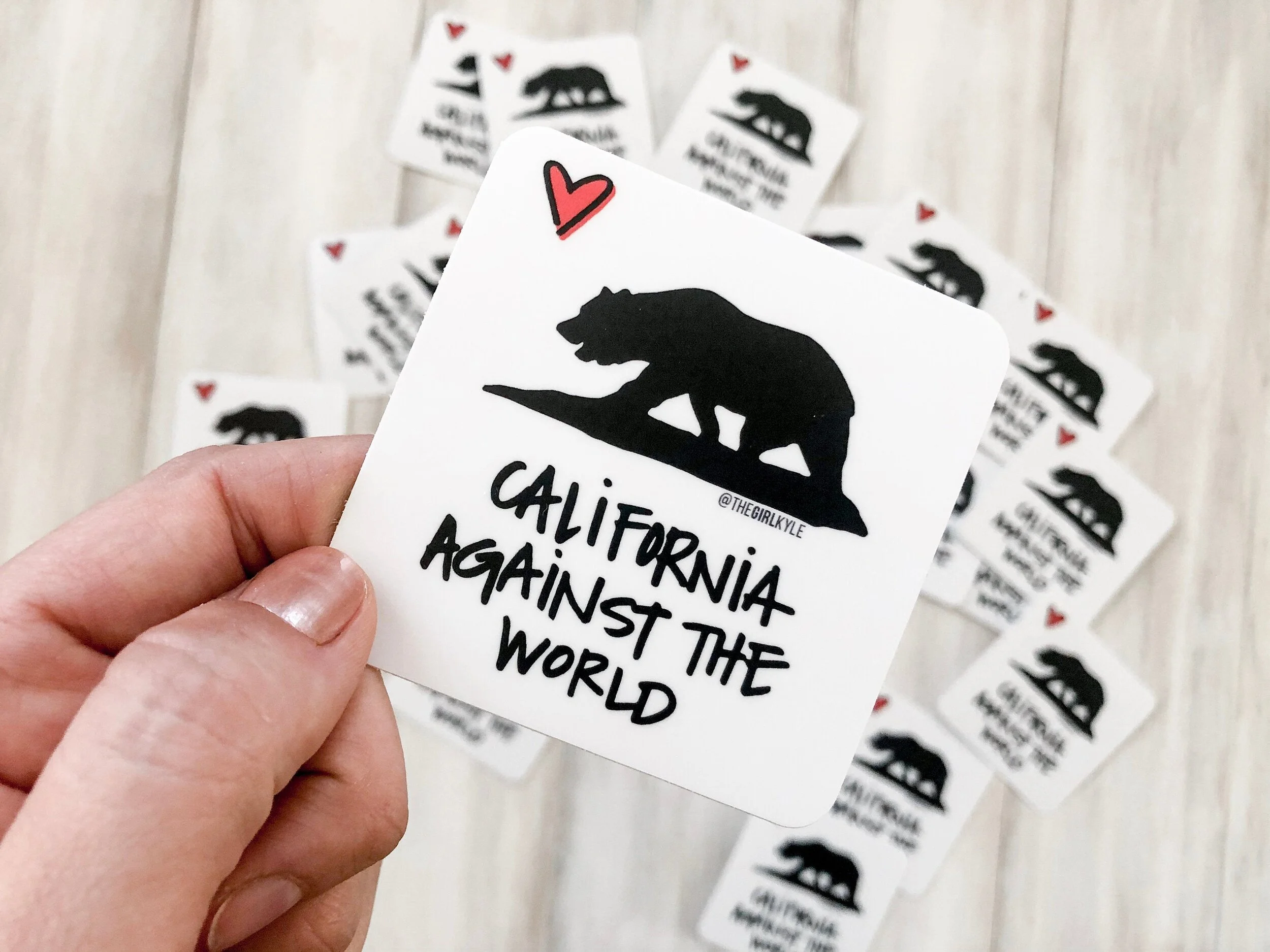California vs. The World // Sticker