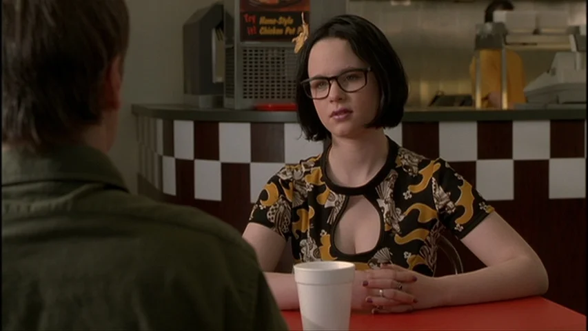 While I was never quite this put-together or cute, Enid (THORA BIRCH) in Ghost World made me feel that I was seeing myself reflected on the screen for the first time.