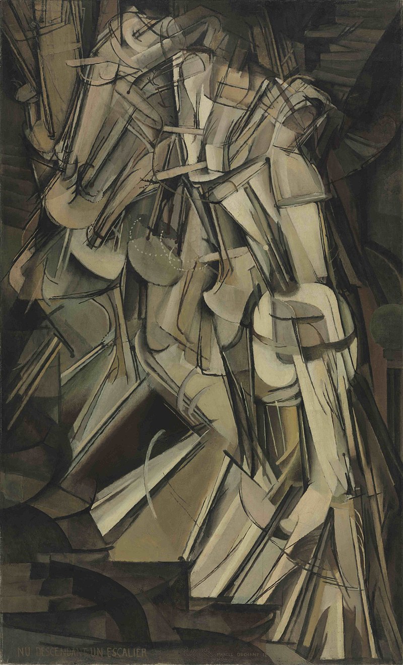 “Nude Descending a Staircase,” by Marcel Duchamp, 1912