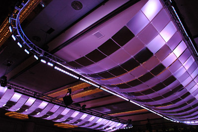 purple glow