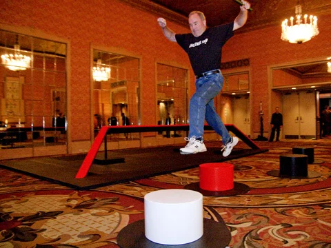 step obstacle course