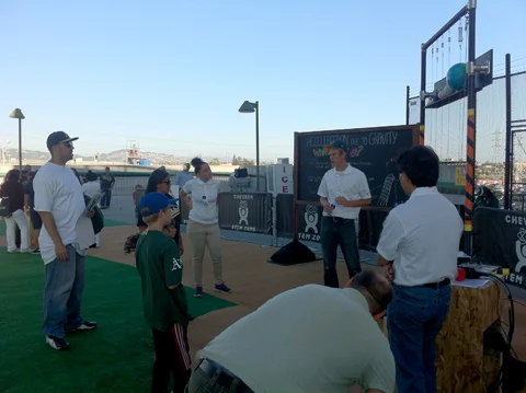 A's STEM zone ball drop