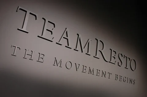team restoration logo detail