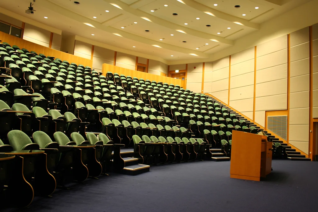One of the lecture rooms for day-long workshops