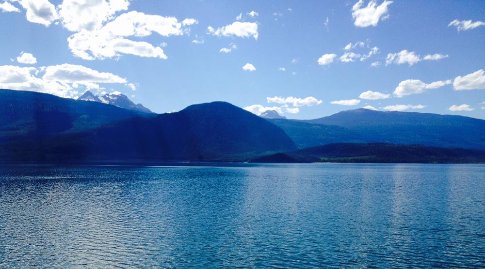 Galena Bay , on the way to Nelson