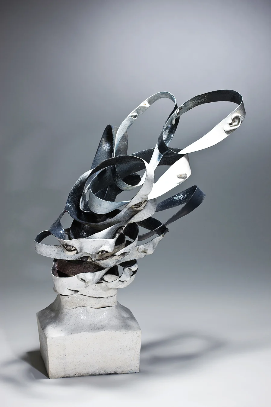 Stoneware clay/ Hand built/ Coloured slip/ Oxide fire/ 2008