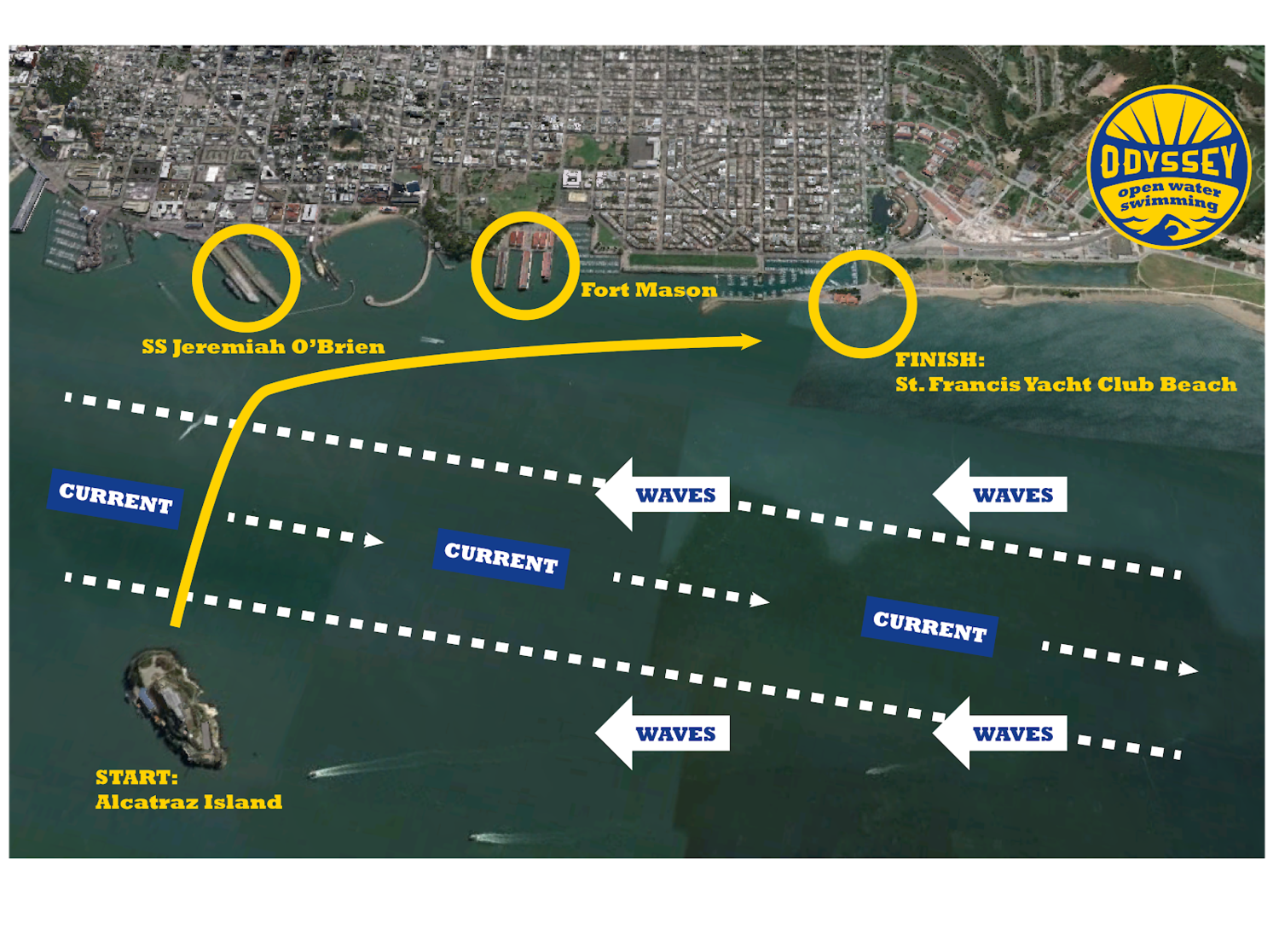 Alcatraz Course Map
