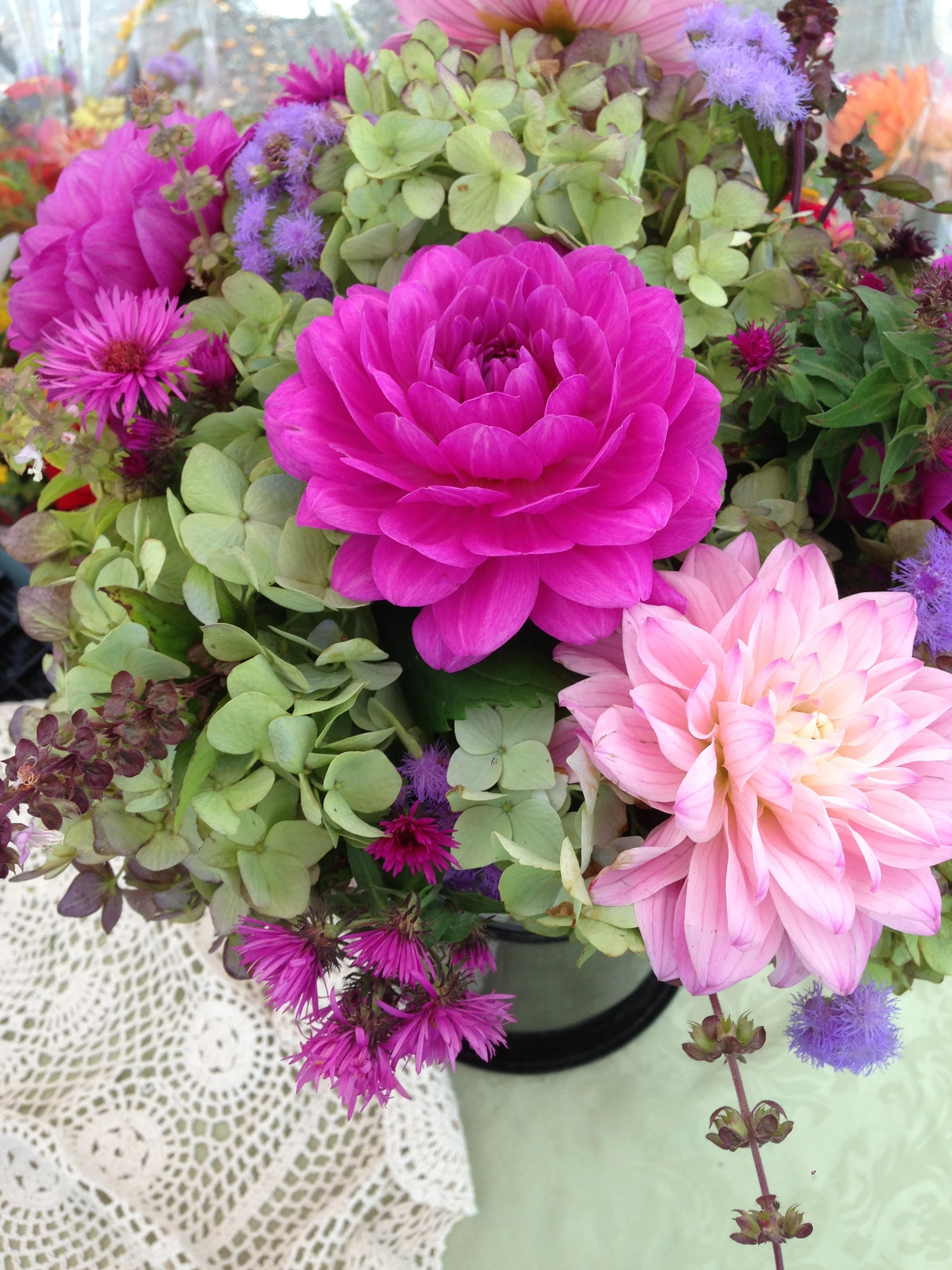 Purple dahlia and greenhydrangea 4.jpg