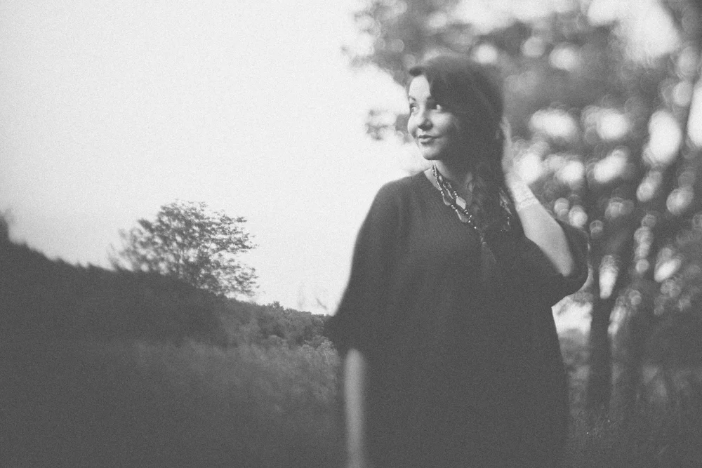 One more freelensed, candid of Sonya in the field.