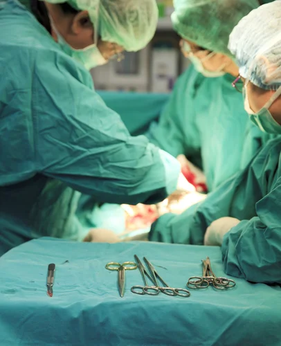 Surgeons at Work in the Operating Room