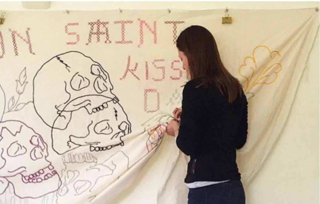 Jenny Hart embroidery and drawing