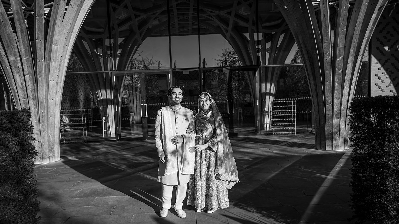 Bride and Groom at Nikkah