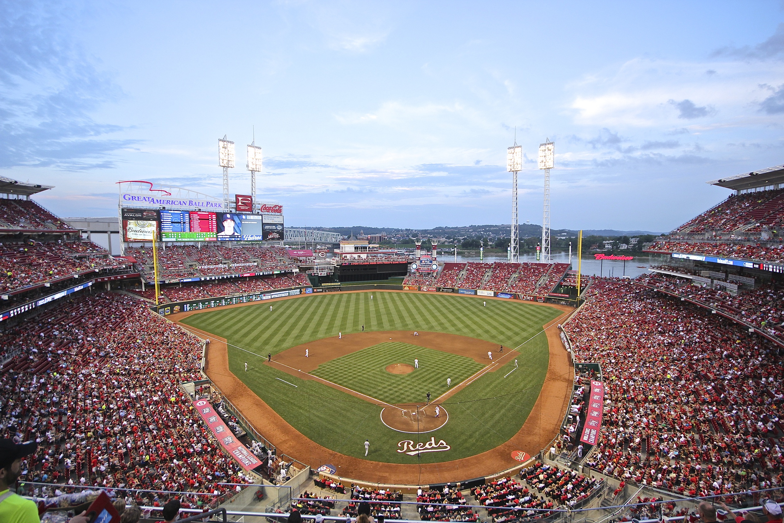 Cincinnati Reds Great American Ball Park Baseball Stadium Field 8x10 to  48x36 photos 02